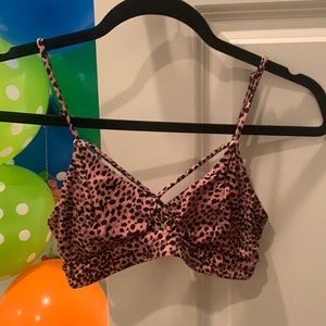 Cheetah bikini top